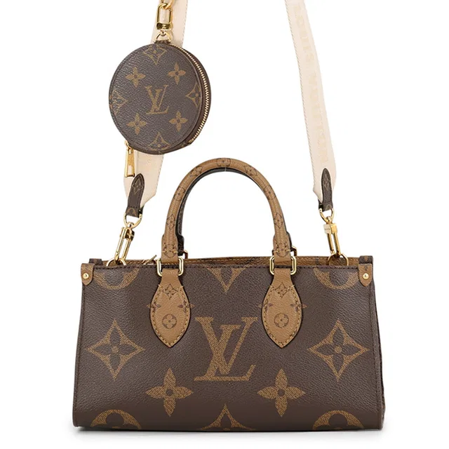 Louis Vuitton Onthego EW RedM46653 Monogram Reverse Canvas Monogram Giant in Canvas from GALLERY RARE