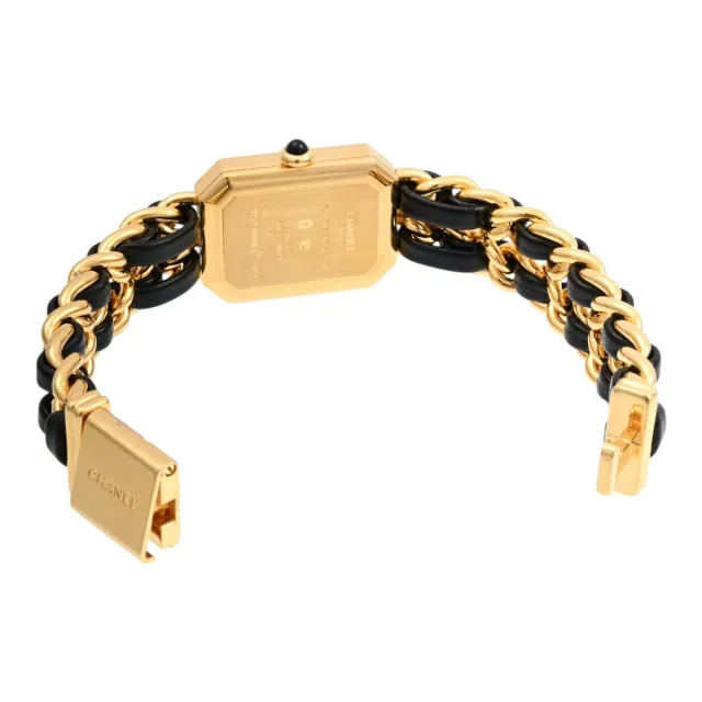 Chanel Première M H0001 Quartz Black/Gold in Black from VINTAGE QOO TOKYO, photo 6 of 8