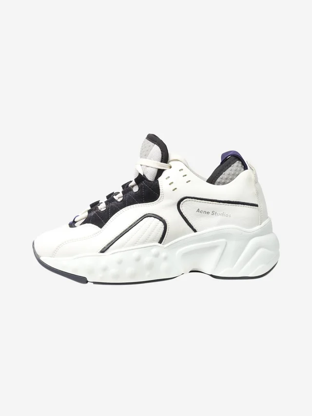 Acne Studios White chunky trainers - size EU 36 in White Leather from Sign of the Times