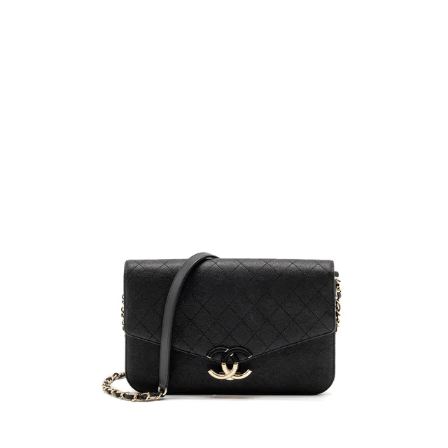 Chanel Paris-Cuba Thread Around Flap Bag With Chain Caviar Black LGHW in Black Caviar leather from EMIER