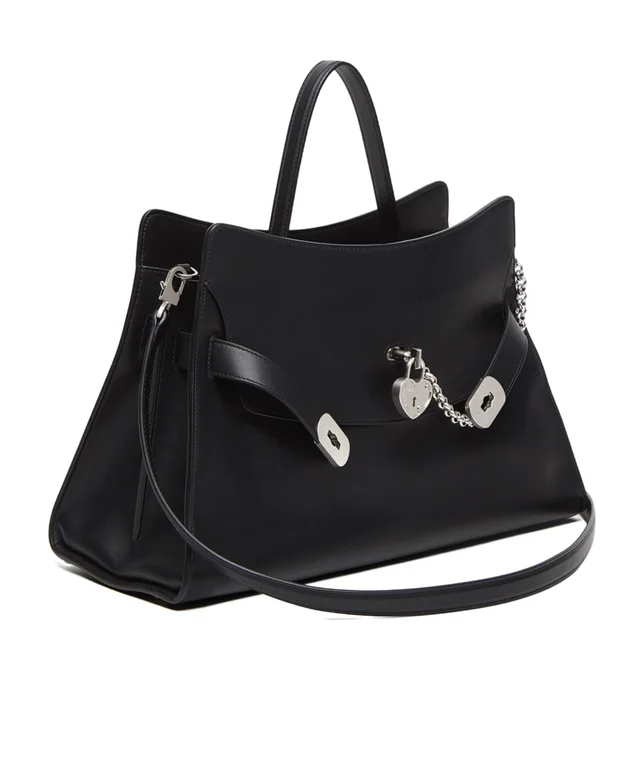Alexander McQueen Women's Locke Bag in Black, photo 2 of 6 from SENSER