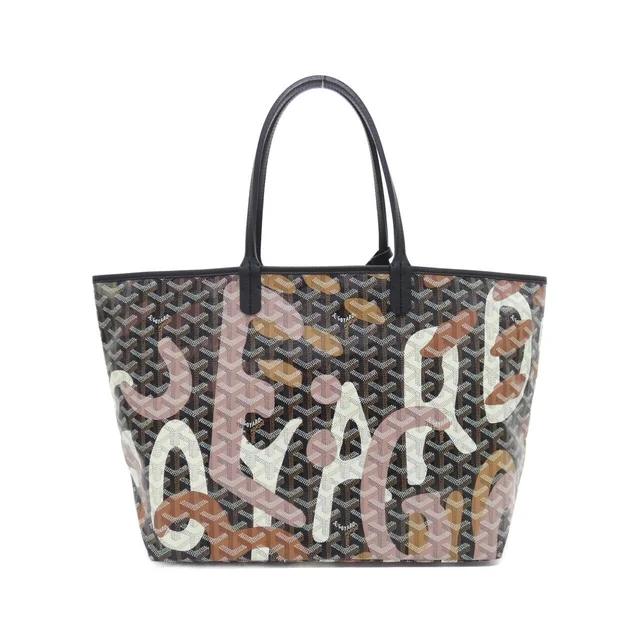 Goyard ゴヤール サンルイ レターズ カモフラージュ PM バッグ in BLACK+PINK(ブラック+ピンク) from KOMEHYO