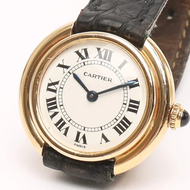 Cartier Vendome Paris 26mm Extremely Rare Watch in Leather from A Retro Tale, photo 2 of 2