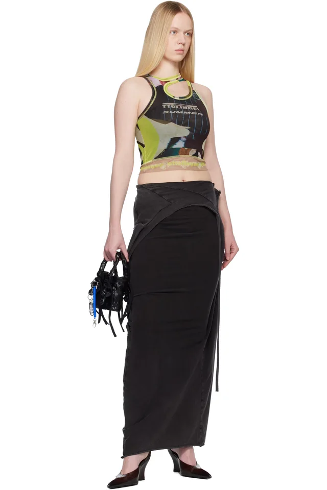 Ottolinger SSENSE Exclusive Multicolor Mesh Tank Top, photo 4 of 4 from SSENSE