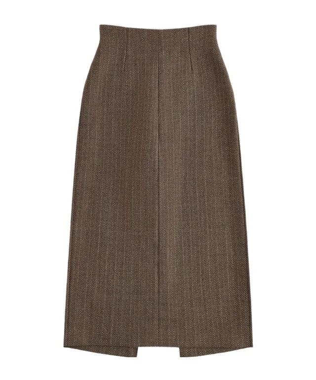 Maison Margiela Herringbone Midi Skirt from SENSER, photo 1 of 1