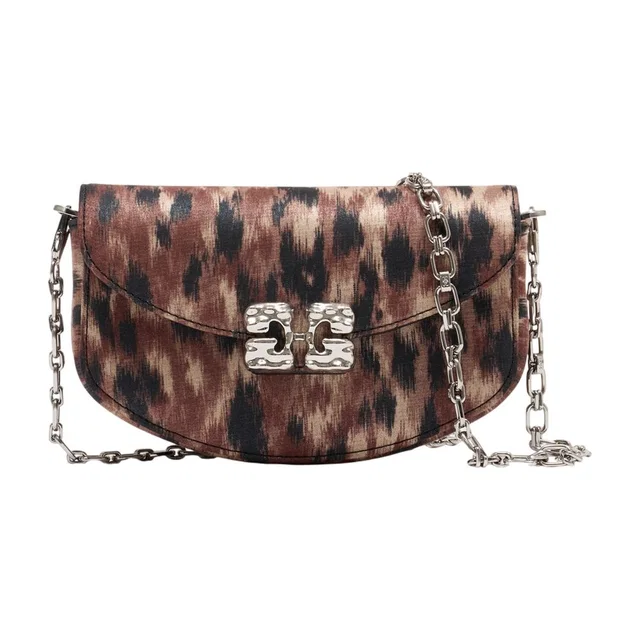 GANNI Lulu Crossbody Bag — Brown Synthetic in Brown from HEWI