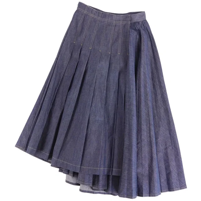 Dior Christian Skirt Cotton Denim in Denim from The Reluxe