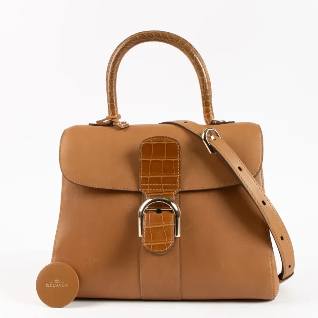 Delvaux Vegetal Alligator/Dream Brillant MM Bag in Crocodile from Labellov, photo 2 of 9