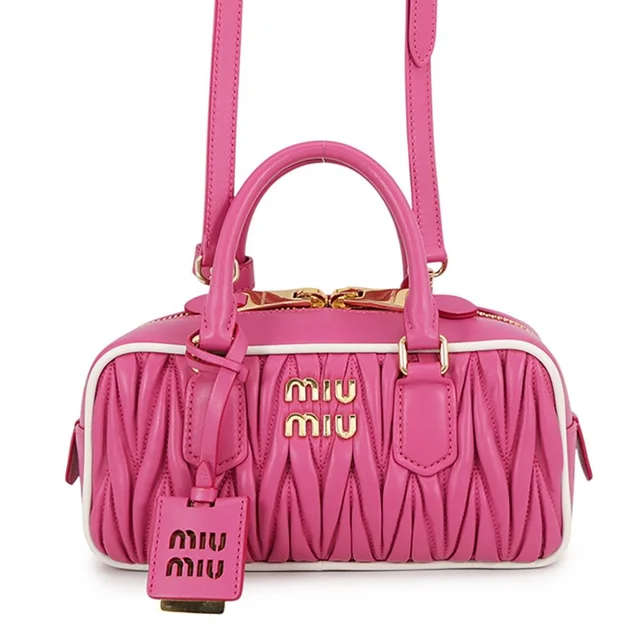 Miu Miu Handbag Arcadi Materasse Regular Leather 2-Way in Leather from The Reluxe