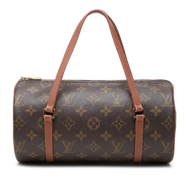Brown Louis Vuitton Monogram Papillon 26 Handbag in Brown Coated canvas from Designer Revival