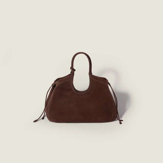 Miu Miu Ivy suede tote bag, photo 3 of 5 from SENSER