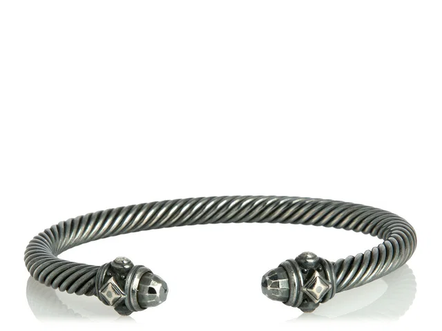 David Yurman Blackened Renaissance Cable Bracelet 4mm from Ann's Fabulous Finds