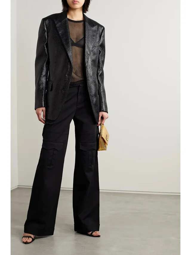 TOM FORD Lamé blazer in Black, photo 2 of 2 from NET-A-PORTER (Canada)