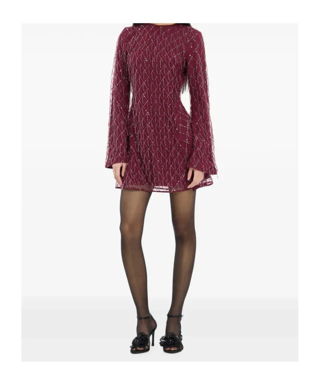 ROTATE sequins mini flared dress, photo 4 of 7 from SENSER