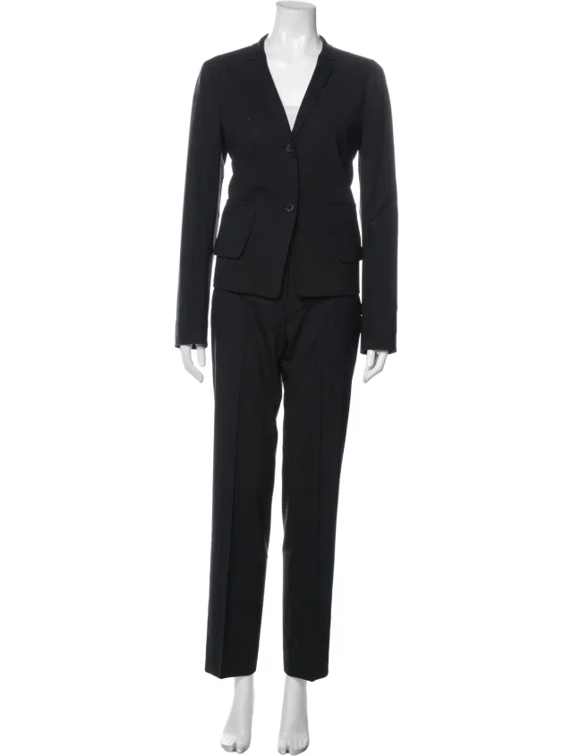 Jil Sander Vintage 2000's Pantsuit in black Wool from The RealReal