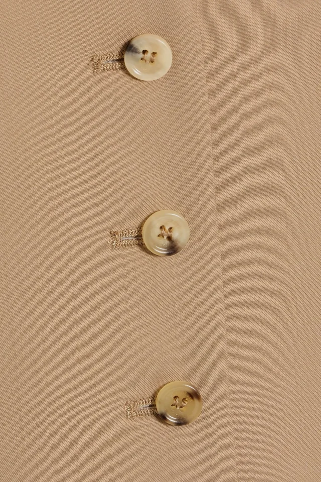 Max Mara Zuai Virgin Wool and Satin-Jacquard Vest, photo 4 of 4 from THE OUTNET