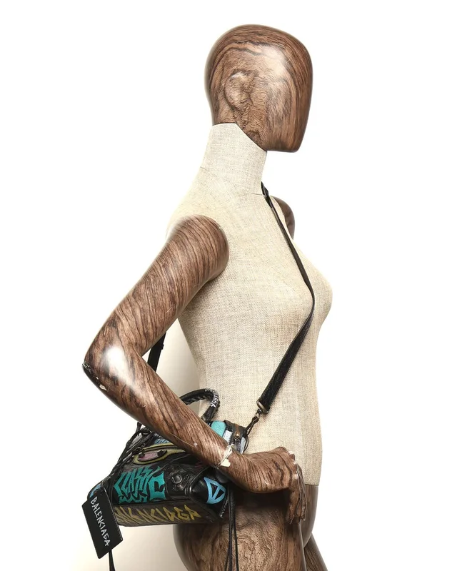 Balenciaga Classic Mini City Graffiti Bag in Leather from A Retro Tale, photo 7 of 7