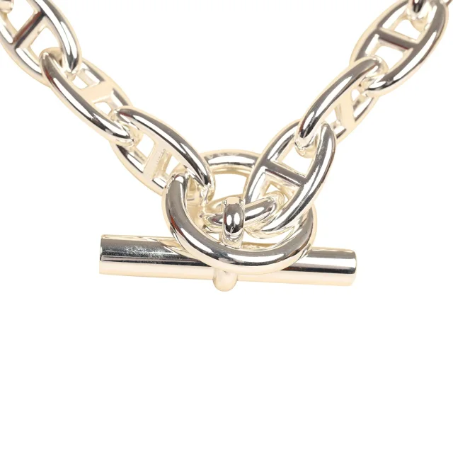 Hermès Chaine D'Ancre Necklace GM 29 Link Sterling Silver in Silver from Madison Avenue Couture, photo 4 of 10
