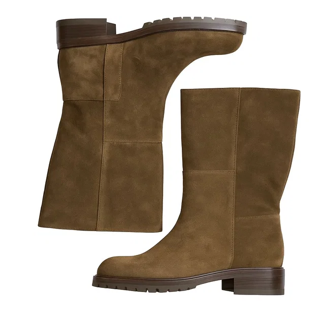 Marni Brown Suede Boots With Lug Sole in red|green|brown Suede from Poshmark