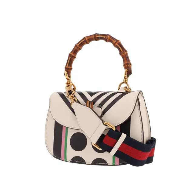 Gucci Bamboo handbag in white leather and Bambou in White Leather from Collector Square, photo 6 of 6