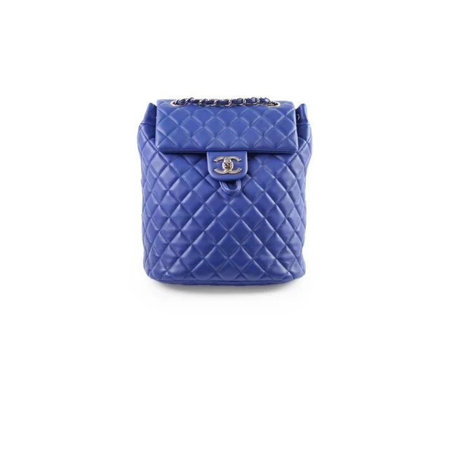 Chanel Backpack Royal Blue Lambskin (22 Series) in Blue Lambskin from The Purse Affair