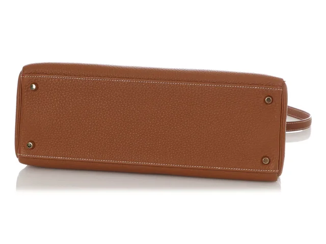 Hermès Togo Kelly 35 in Gold Togo leather from Ann's Fabulous Finds, photo 2 of 2