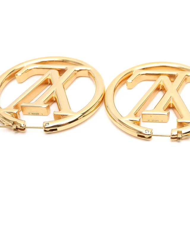 Louis Vuitton Louise Hoop GM Earrings from A Retro Tale, photo 3 of 3