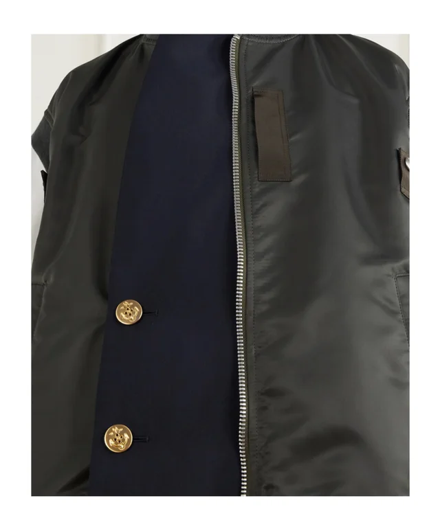 Sacai Zip-Up Vest, photo 5 of 5 from SENSER