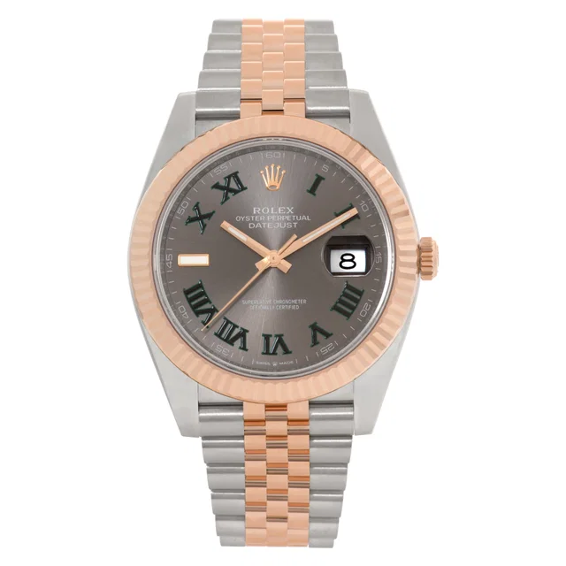 Unused Rolex Datejust 41mm 126331 in Rose Gold, Stainless Steel, Yellow Gold from Gray And Sons