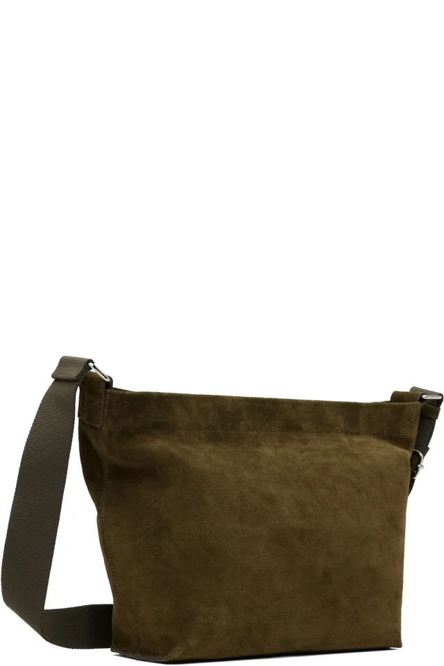 A.P.C. Khaki Maiko Satchel, photo 3 of 4 from SSENSE