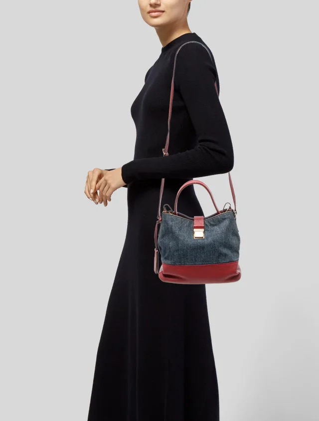 Miu Miu Shoulder Bag in blue Denim from The RealReal, photo 2 of 6