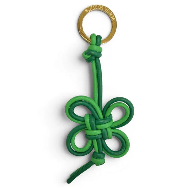 Bottega Veneta Leather Clover Charm in Leather from LuxUness