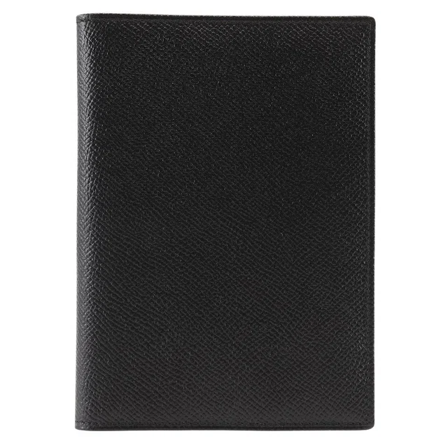 Bvlgari Leather Notebook Cover Black in Black Leather from LuxUness