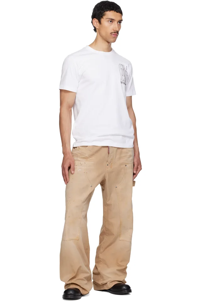 Off-White White Big Double Arrow Slim T-shirt, photo 5 of 5 from SSENSE
