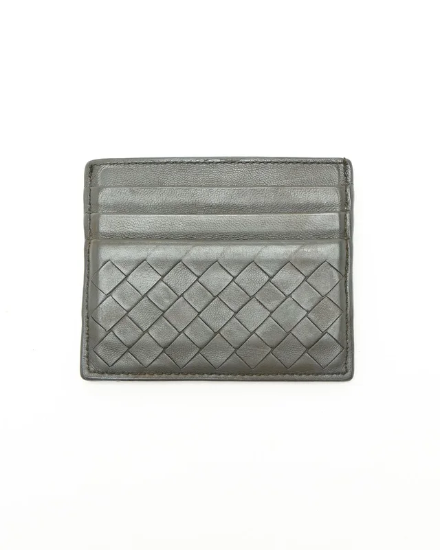 Bottega Veneta Intrecciato Card Holder in Woven leather from A Retro Tale, photo 3 of 5