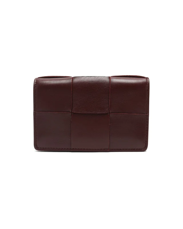 Bottega Veneta Intreccio Flap Card Holder in Leather from A Retro Tale, photo 2 of 5