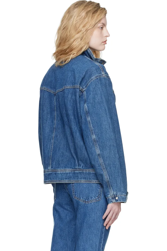 rag & bone Blue Sophia Denim Jacket, photo 3 of 4 from SSENSE