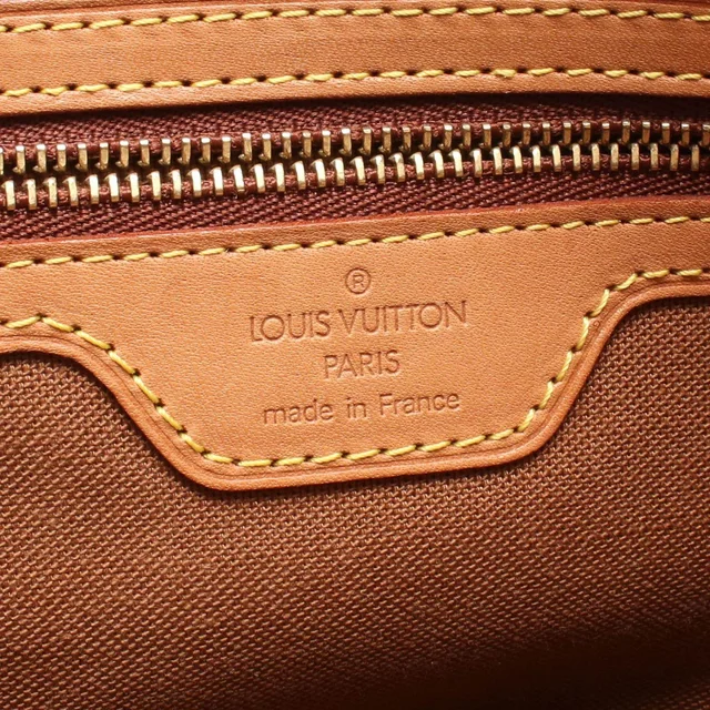 Louis Vuitton Cabas Piano Monogram Coated Canvas Shoulder Bag in Brown Canvas from LuxUness, photo 4 of 10
