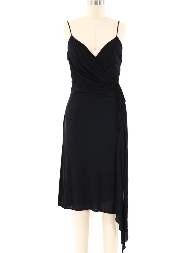 Alexander McQueen Draped Jersey Tank Dress from Arcade Vintage