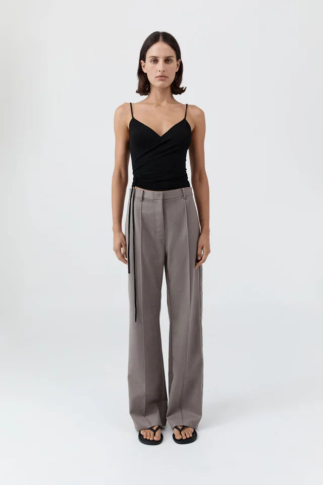 St Agni Ballerina Wrap Knit Top - Black from St. Agni, photo 1 of 1