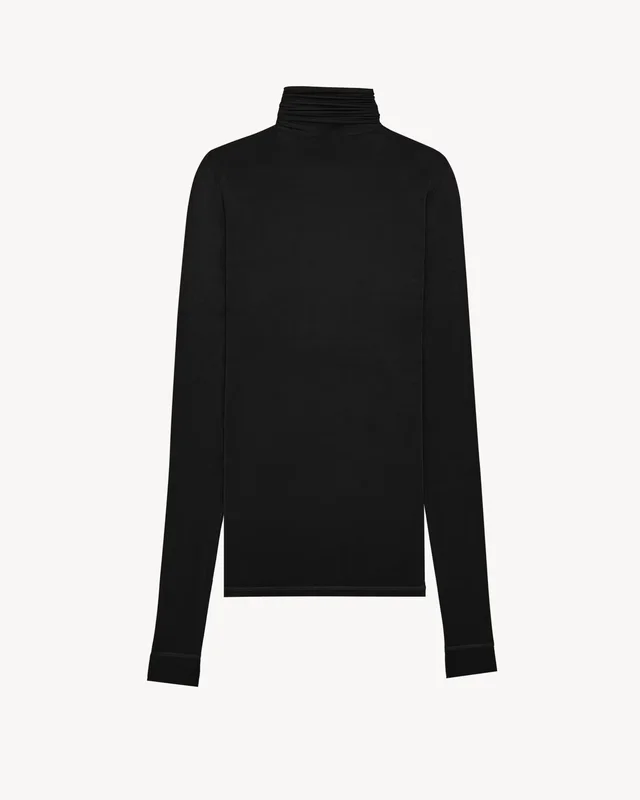 Saint Laurent Turtleneck Long-Sleeved Top, photo 2 of 4 from SENSER