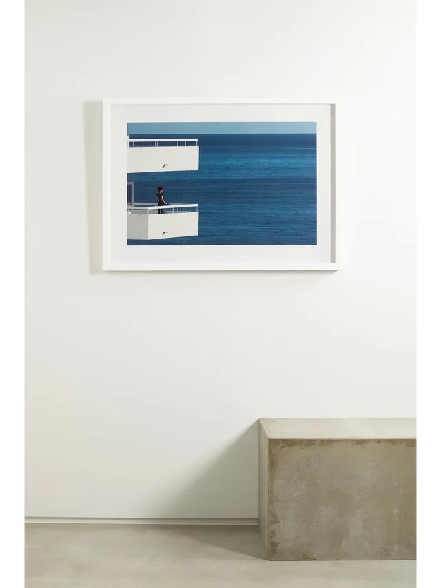 AP8 Guy Bourdin framed print, 42'' x 29'' in Blue, photo 2 of 2 from NET-A-PORTER (Canada)