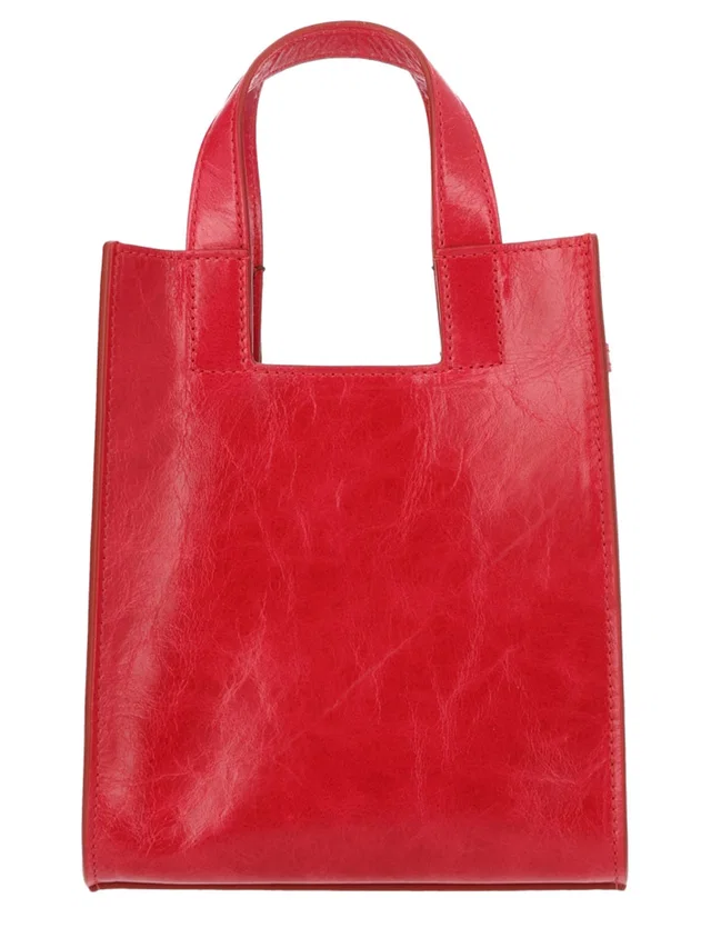 Bally Easy Tote Bag — Red Bovine Leather in Red Leather from HEWI