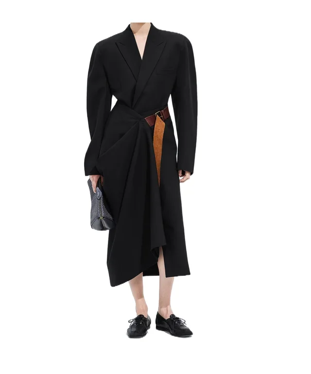 Bottega Veneta Wool Grain De Poudre Skirt, photo 4 of 7 from SENSER