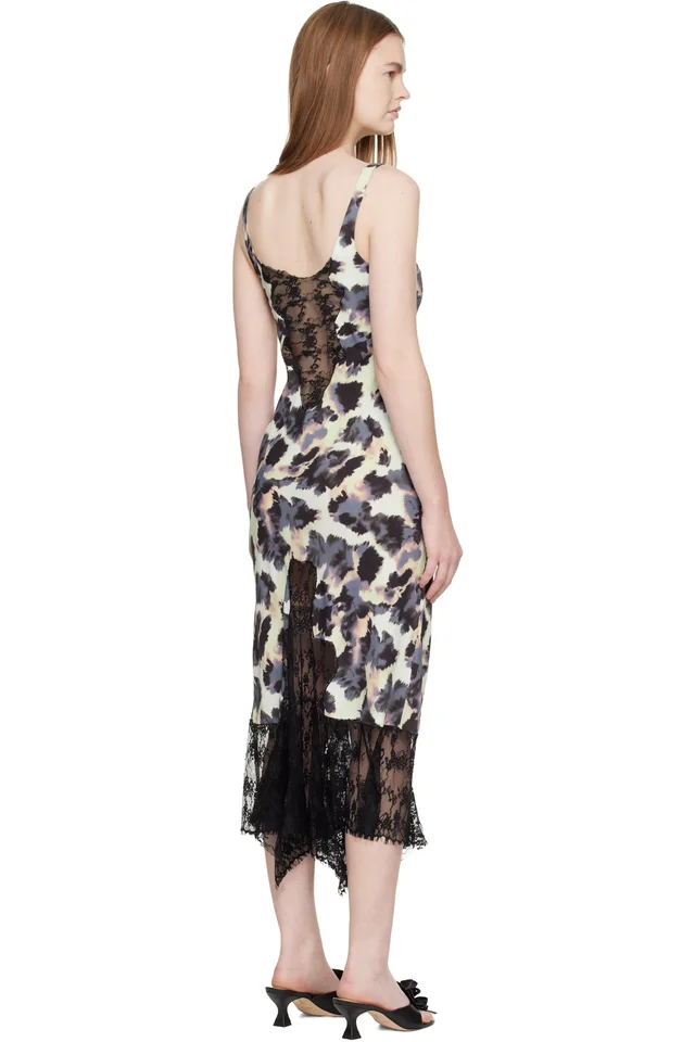 Collina Strada Multicolor Anemone Midi Dress, photo 3 of 4 from SSENSE
