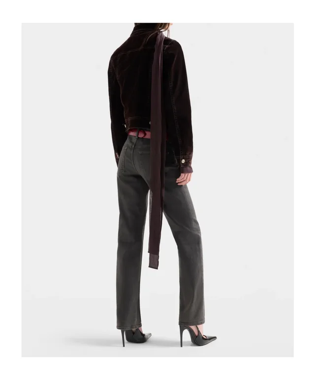 7 For All Mankind Calie logo-patch straight jeans, photo 9 of 9 from SENSER