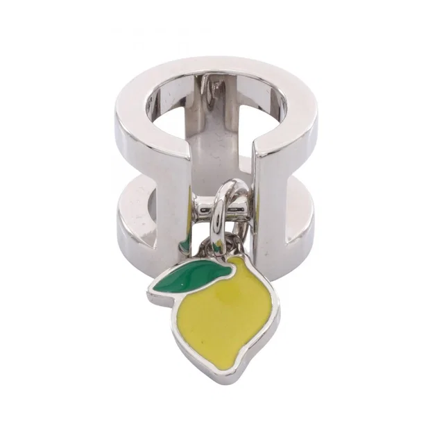 Hermès Scarf Ring Twilly Mini Citron from The Reluxe