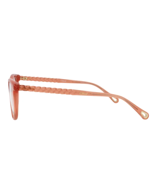 Chloé Cat Eye-Frame Bio Injection Optical Frames in pink, photo 3 of 5 from ShopSimon
