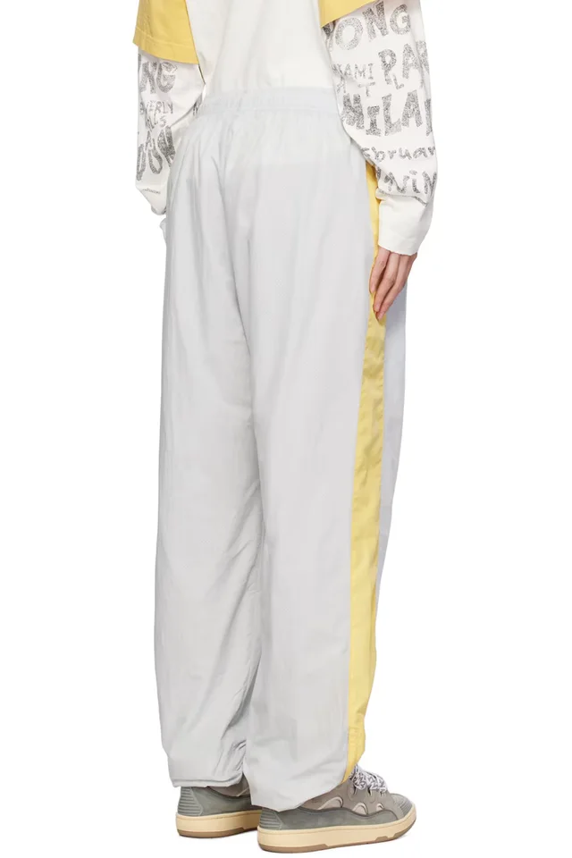 Lanvin Gray Future Edition Track Pants, photo 3 of 4 from SSENSE