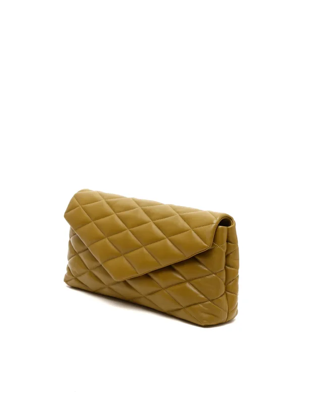 Saint Laurent Sade Puffer Envelope Clutch Bag in Leather from A Retro Tale, photo 2 of 9
